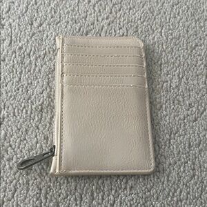 Universal Thread Cream Card Holder Wallet